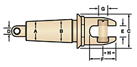 Swivel Head Innerduct Pulling Eyes-2