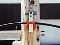 Pole Mount Single Roller Cable Blocks - 2
