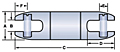 Dimensional Drawing for Break-Away Swivels