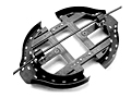 Plastic Adjustable Sno-Shoe® Fiber Optic Strand Storage Brackets (2116-SAPSS)