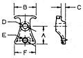 Through Bolt and 1/2 inch (in). Lag Screws (P151A)-2