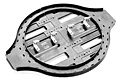 Plastic 24 in. Adjustable Sno-Shoe® Fiber Optic Cable Storage Brackets